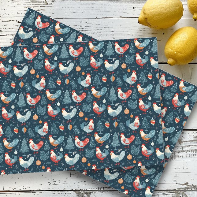 Papel De Seda Pollos navidades (Subido por el creador)