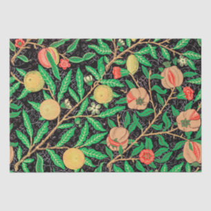 Papel De Seda Pomegranato y flores en ramas