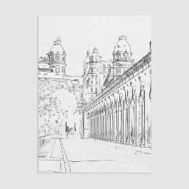 Papel De Seda Pont de Bir-Hakeim - París, Francia