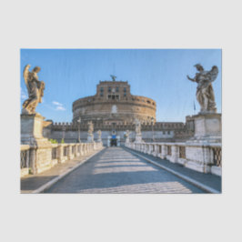 Papel De Seda Ponte y Castillo Sant'Angelo - Roma, Italia