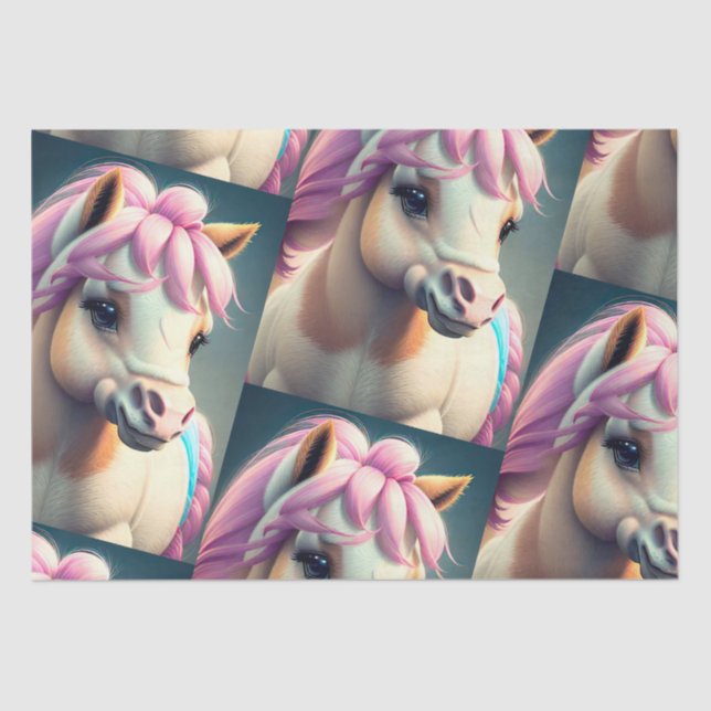 Papel De Seda Pony Espíritu 3D 1 (Anverso)