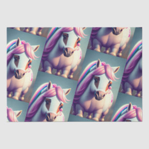 Papel De Seda Pony Espíritu 3D 2