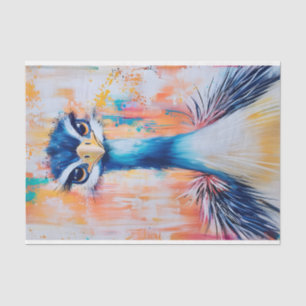 Papel De Seda Pop Art Bird, Bold & Vibrante DJ2R Decoupage