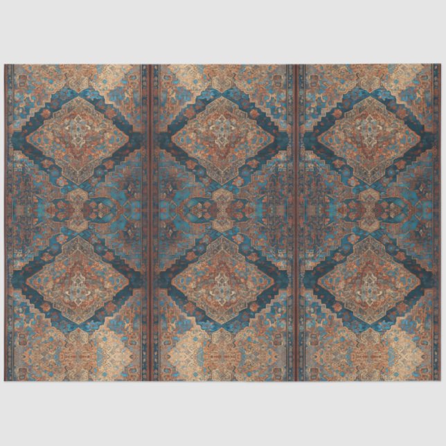 Papel De Seda Popular Colección Persa de Patrones Antiguos (Anverso)