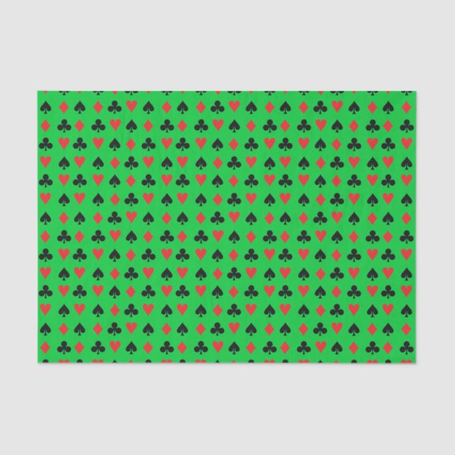 Papel De Seda Póquer mini juego de cartas (Anverso)