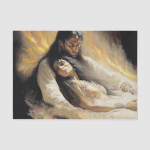 Papel De Seda Por el fuego