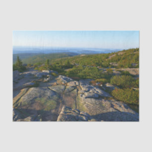 Papel De Seda Por la mañana sobre la montaña Cadillac en Acadia