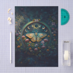 Papel De Seda Portal Misterioso del Crepúsculo, Mariposa Nocturn