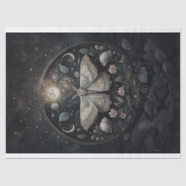 Papel De Seda Portal Plateado Misterioso, Eclipse Solar, Platead