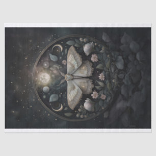 Papel De Seda Portal Plateado Misterioso, Eclipse Solar, Platead