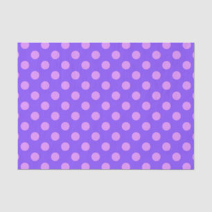 Papel De Seda Pos de polka de Lilac en periwinkle