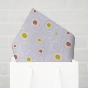 Papel De Seda Posavasos de corcho con flores
