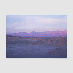 Papel De Seda Postal de la puesta de sol en Valle de la Luna - C
