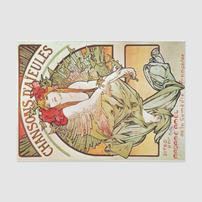 Papel De Seda Poster Art Decó 2 (Anverso)