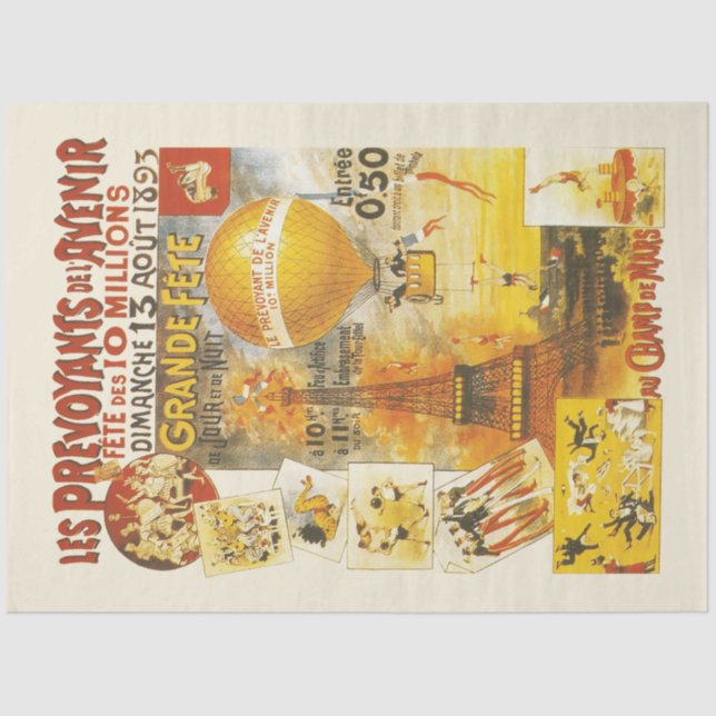 Papel De Seda Poster de la Feria Antigua Grand Fete (Anverso)