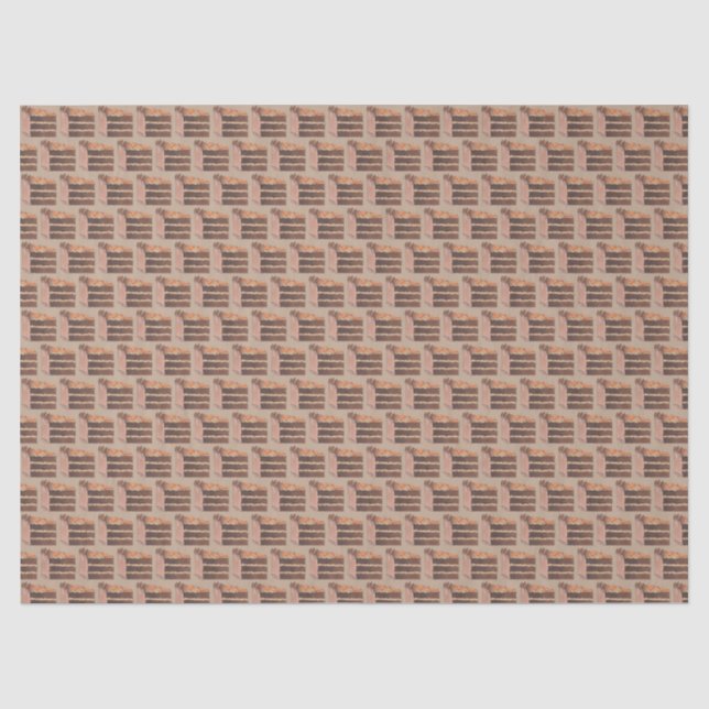 Papel De Seda Postre de horneado de pasteles de capa de chocolat (Anverso)