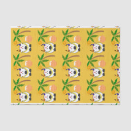 Papel De Seda Pota, vaca y árbol de pongal