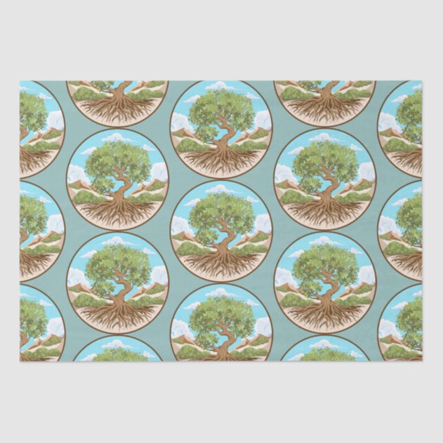 Papel De Seda Pouf redondo (Anverso)