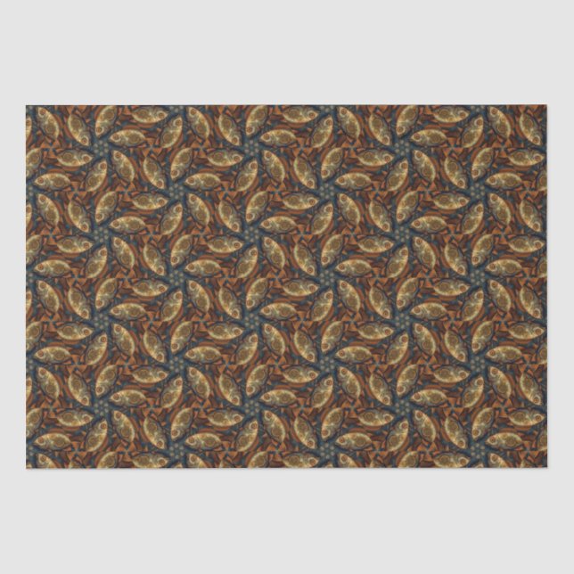 Papel De Seda PP 573 Peces Steampunk Decoupage 2 de 3 (Anverso)