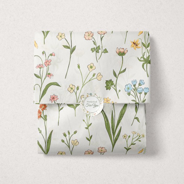 Papel De Seda Pradera Silvestre Rústica de Flores Campestres Dib (Subido por el creador)