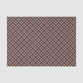 Papel De Seda Prairie funesta Calico en Borgoña y Crema