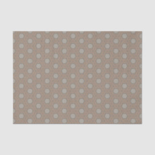 Papel De Seda Prairie lúgubre Mocha Cowboy Occidental Floral Cal