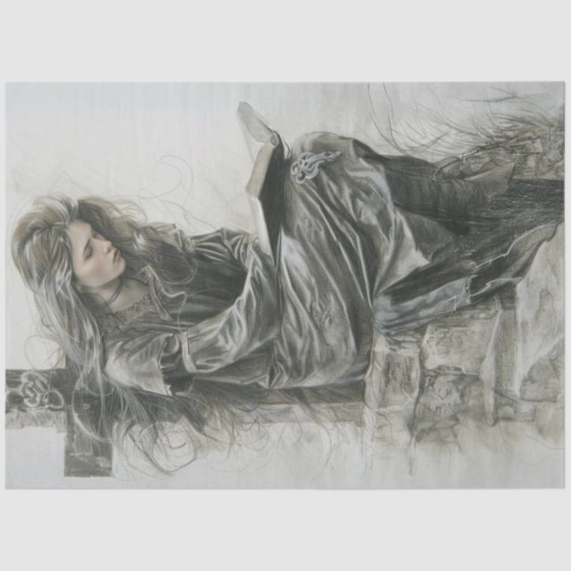 Papel De Seda Prayer in Time of Grief Decoupage  Tissue Paper (Anverso)