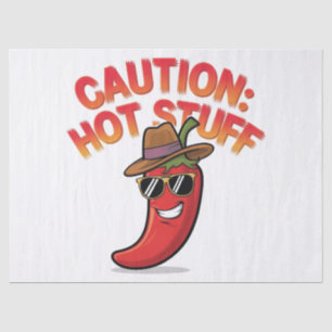 Papel De Seda Precaución: Diseño de Cosas Calientes - Pimienta C