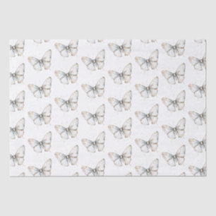 Papel De Seda Preciosa Mariposa Blanca Despedida de Soltera
