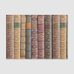 Papel De Seda Preciosas Cubiertas de Libros Antiguos Decoupage