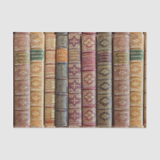 Papel De Seda Preciosas Cubiertas de Libros Antiguos Decoupage