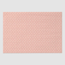Papel De Seda Precioso Blush Rosa Lunares