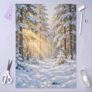 Papel de seda Premium Forest Sunlight (21″ × 29″)