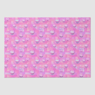 Papel De Seda Preppy Disco Ball