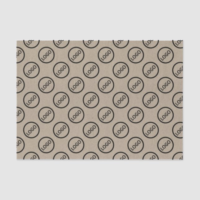 Papel De Seda Presentación de la empresa de logotipos de marcas  (Anverso)