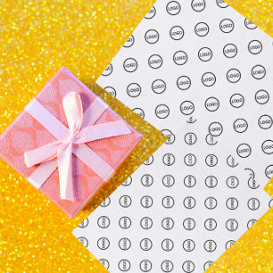 Papel De Seda Presentación de la empresa de logotipos de marcas 