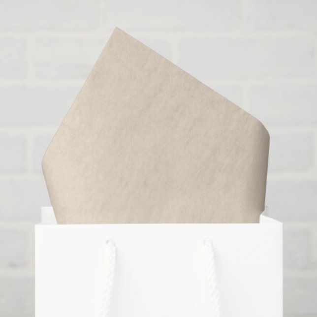 Papel De Seda Presentación de obsequios de champagne Beige (Bolsa de regalo)
