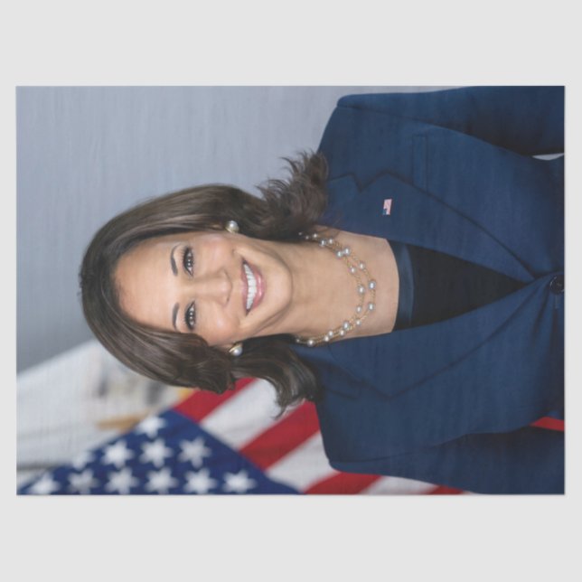 Papel De Seda Presidente Candidato Kamala Harris US 2024 (Anverso)