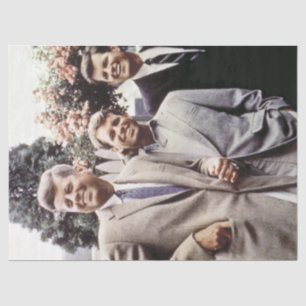 Papel De Seda Presidente estadounidense John Kennedy & Robert &