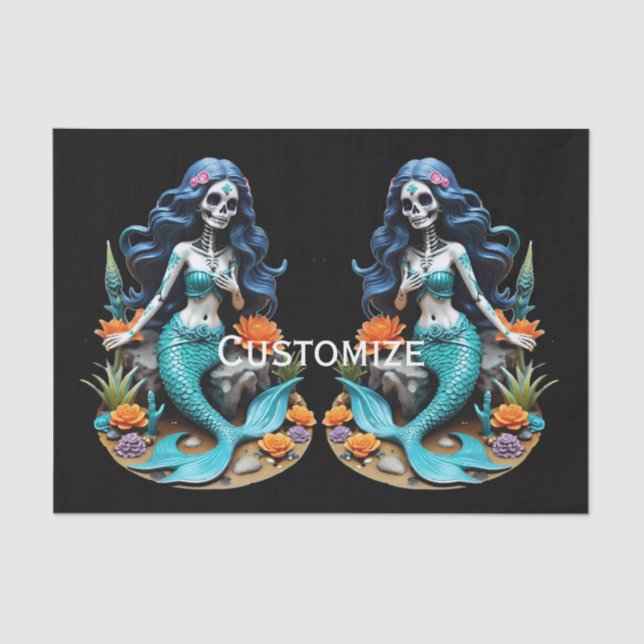 Papel De Seda Pretende que soy una sirena muerta Thunder_Cove (Anverso)