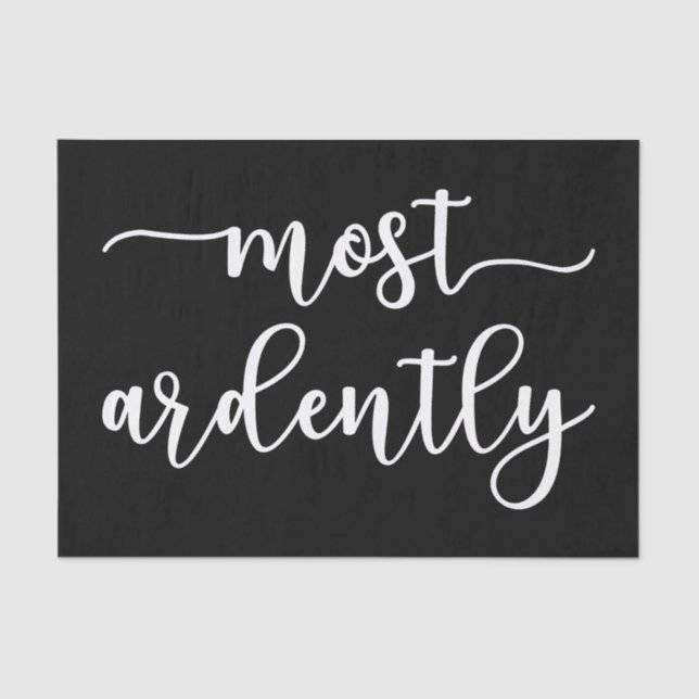 Papel De Seda Pride And Prejudice Mr. Darcy - Most Ardently I (Anverso)