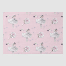 Papel De Seda Prima Ballerina Swan y Rosas