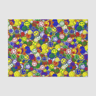 Papel De Seda Primario Happy Face Allover Beads