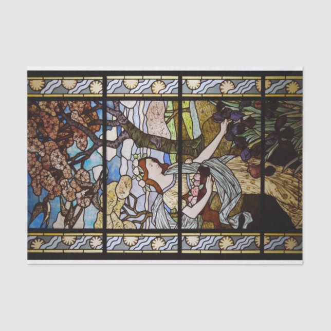 Papel De Seda Primavera de Eugene Grasset (Anverso)