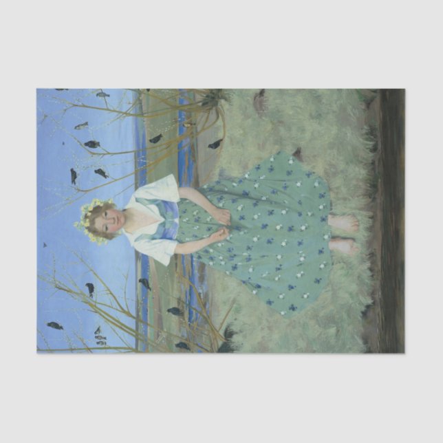 Papel De Seda Primavera de Harald Slott-Moller (Anverso)