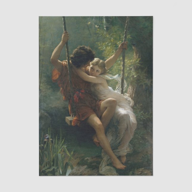 Papel De Seda Primavera de Pierre-Auguste Cot (Anverso)