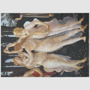 Papel De Seda Primavera (detalle), Sandro Botticelli, 1482