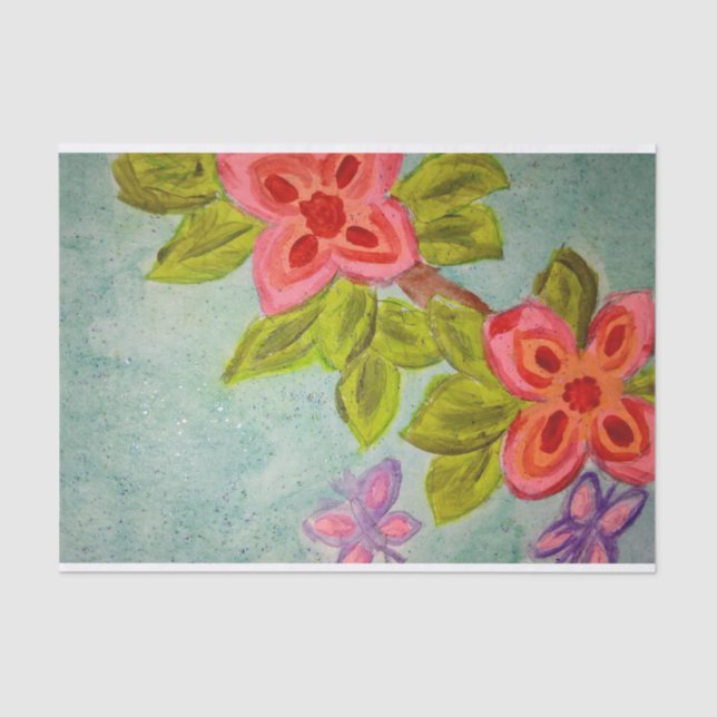 Papel De Seda ¡primavera feliz! (Anverso)