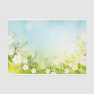 Papel De Seda Primavera Floral serie 2