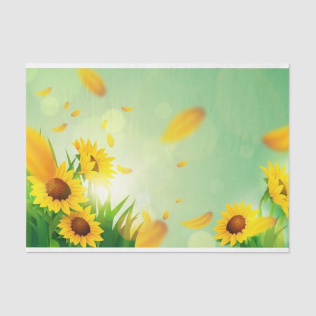 Papel De Seda Primavera Floral serie 7 (Anverso)